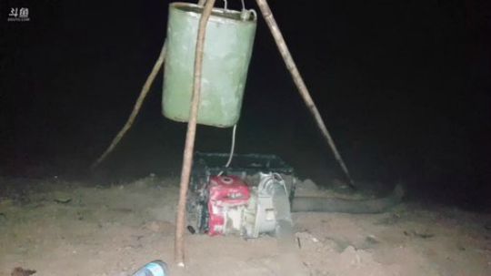 继续抽干水库。 2020-01-13 22点场