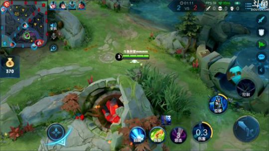 我在斗鱼看林蒙m直播王者荣耀