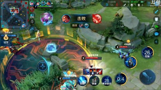 我在斗鱼看林蒙m直播王者荣耀