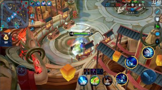 我在斗鱼看林蒙m直播王者荣耀