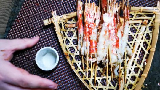 青梅酒 黄金鲍 甜虾刺身~太阳扇贝