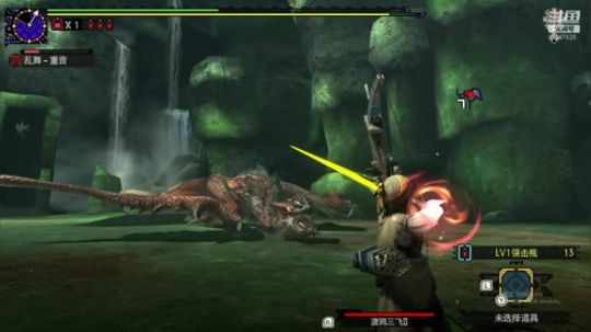 NS游戏怪物猎人GU，吹笛子射箭的秃秃 2020-01-17 23点场