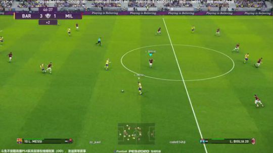 pes2020 实况足球 PS4在线对战 2020-01-19 21点场