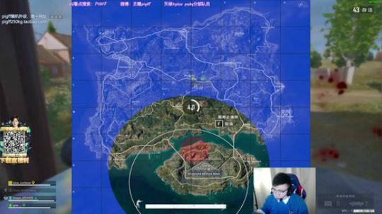 我在斗鱼看pigff直播绝地求生