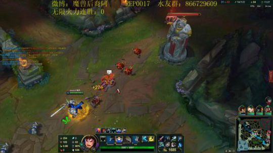 无限火力不同英雄148连胜开始 2020-01-22 20点场