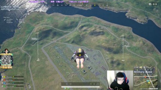 我在斗鱼看pigff直播绝地求生