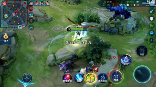 我在斗鱼看林蒙m直播王者荣耀