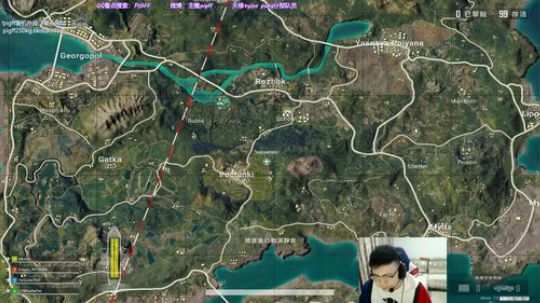 我在斗鱼看pigff直播绝地求生