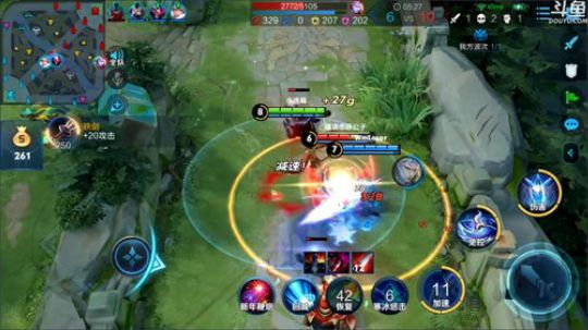 我在斗鱼看林蒙m直播王者荣耀