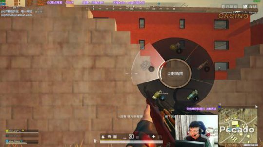 我在斗鱼看pigff直播绝地求生