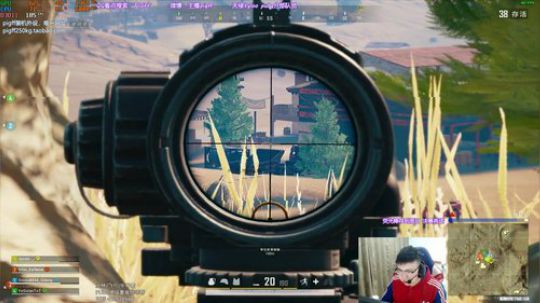 我在斗鱼看pigff直播绝地求生