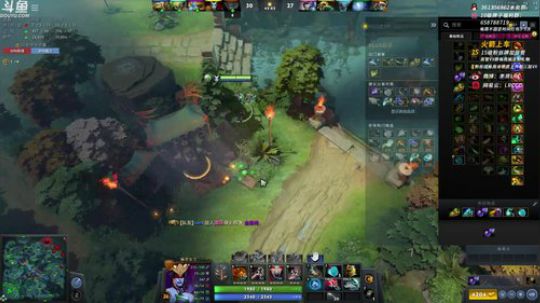 我在斗鱼看李哥Lrc直播DOTA2