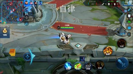 我在斗鱼看林蒙m直播王者荣耀