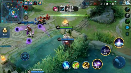 我在斗鱼看林蒙m直播王者荣耀