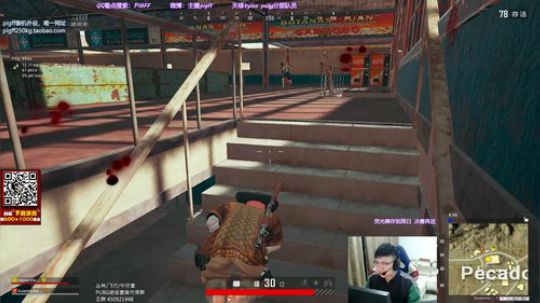 我在斗鱼看pigff直播绝地求生