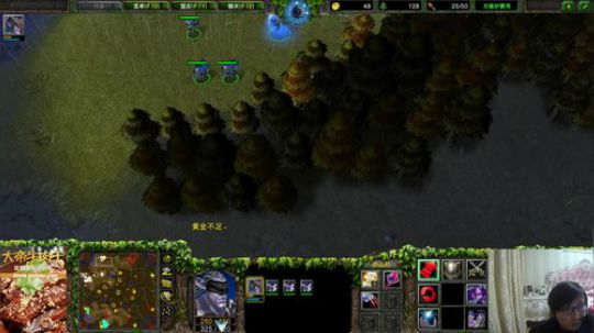 我在斗鱼看大帝LioN直播魔兽争霸