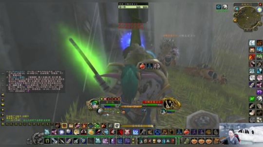 魔兽世界怀旧服：小伙刷怪突然下起瓢泼大雨，部落的兄弟定没见过