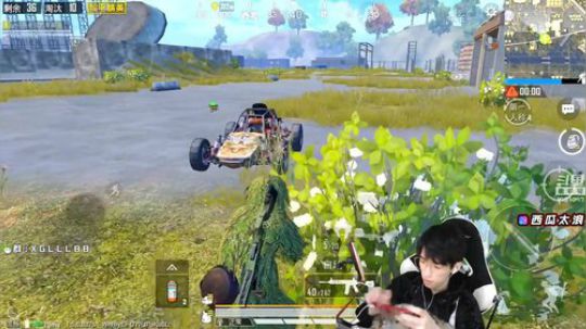 27杀带小姐姐吃鸡，结尾有小姐姐唱歌哟