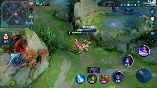 我在斗鱼看林蒙m直播王者荣耀