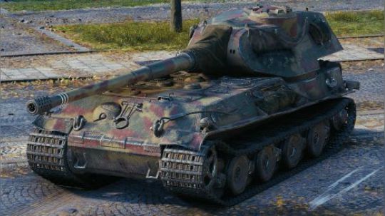 坦克世界 8级废墟狮 一炮遮百丑