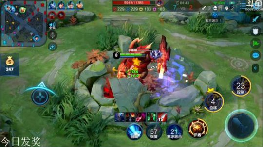 我在斗鱼看林蒙m直播王者荣耀