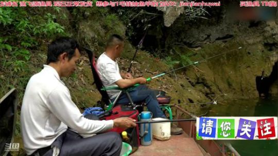 我在斗鱼看贱贱钓鱼直播乡野