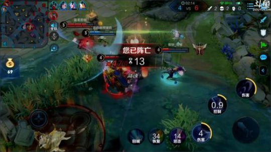 我在斗鱼看林蒙m直播王者荣耀