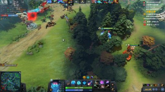 我在斗鱼看李哥Lrc直播DOTA2