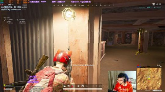 我在斗鱼看pigff直播绝地求生