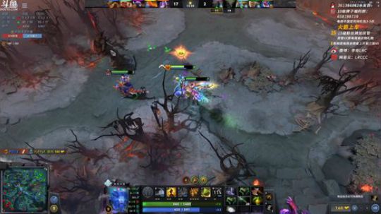 我在斗鱼看李哥Lrc直播DOTA2