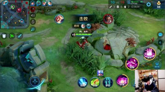 我在斗鱼看DL丶拖米直播王者荣耀