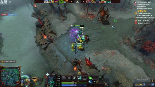 我在斗鱼看李哥Lrc直播DOTA2
