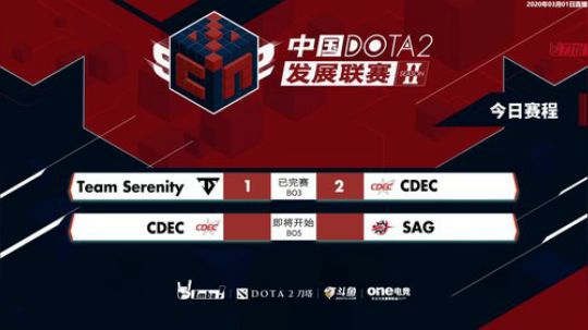 中国DOTA2发展联赛 CDEC-SAG#1