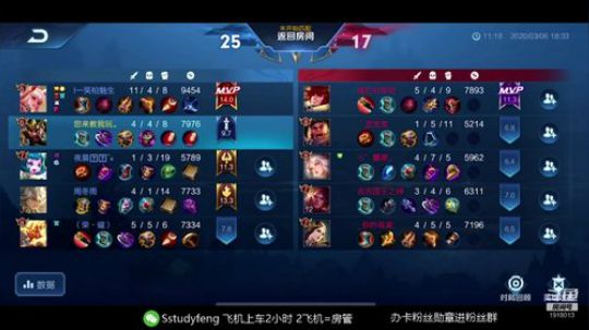 五排无敌中单关羽+鬼谷子 2020-03-06 18点场
