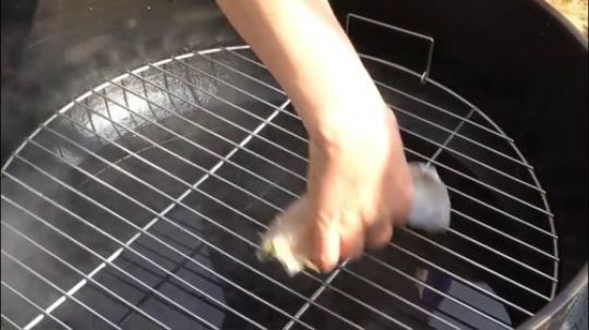 中字：韩国兴森一家人，吃鸡蛋煎蔬菜馅鱿鱼，配泡菜，吃得太香了