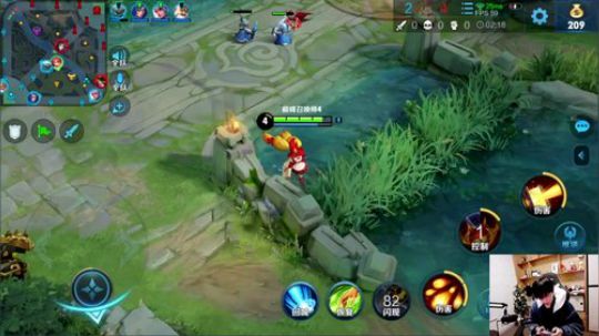 我在斗鱼看DL丶拖米直播王者荣耀