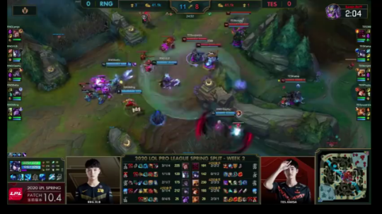 #RNG赢了#【LPL春季赛RNG 2-0 TES；FPX