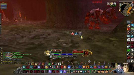 魔兽世界怀旧服：小伙单刷MC小怪拉来一堆火焰之王，轻松拆分怪