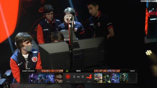 SLi minor线下总决赛Gambit-Cr4zy#1