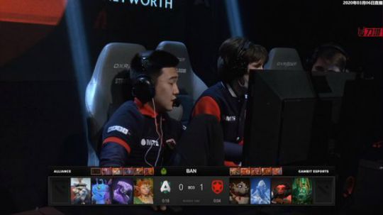 SLi minor线下总决赛gambit-alliance2