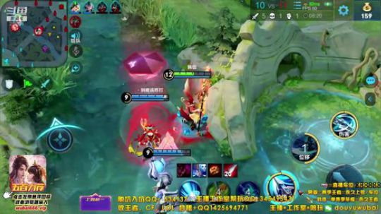 我在斗鱼看渝万五百狸子3岁直播王者荣耀