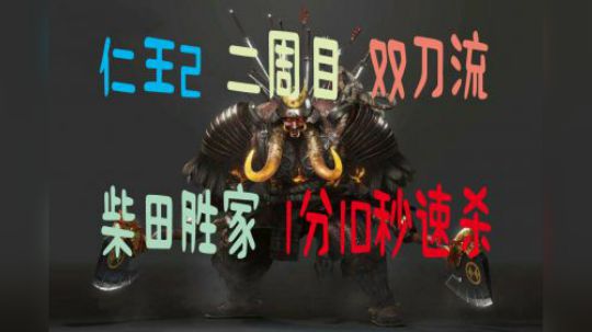 【安猫】《仁王2》柴田胜家，速杀