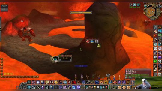 魔兽世界怀旧服：小伙单刷MC分怪失败，前有虎后有狼，中间是岩