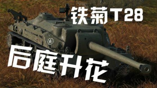 坦克世界 铁憨杠4沙海卖头 神菊T28后庭开铁花
