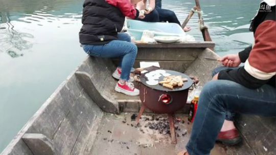 船上铁板烧美食美景 2020-03-22 17点场