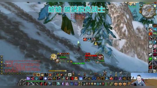 魔兽世界怀旧服：猎人插旗欺负战士后，遭战士反手摁在地上摩擦！