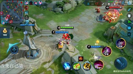 我在斗鱼看林蒙m直播王者荣耀