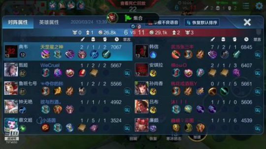 赛季末了冲个荣耀王者 2020-03-24 12点场
