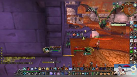 魔兽世界怀旧服：小伙单手刷绿龙，不料中途杀出个德鲁伊，哈哈