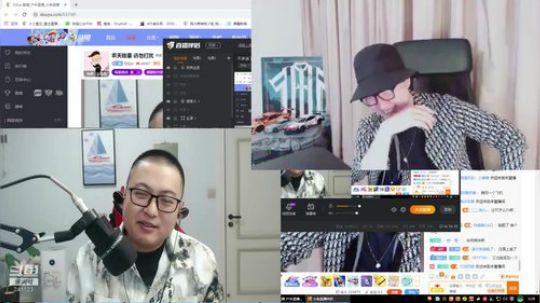 我在斗鱼看火力堂主直播户外